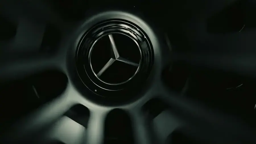 a launch film, shot by drone, mercedes-benz