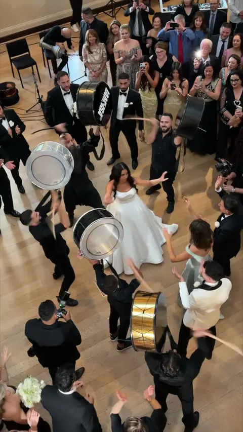 the drummers lead them in, melbourne